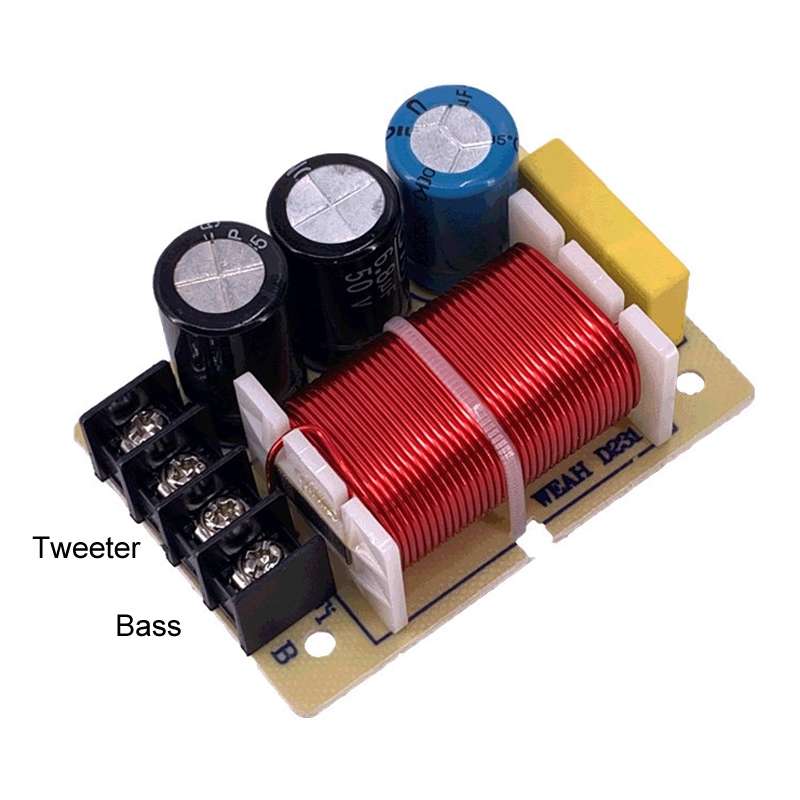 D231 High And Low 2-Way Audio Crossover Bookshelf Speaker Conversion Divider