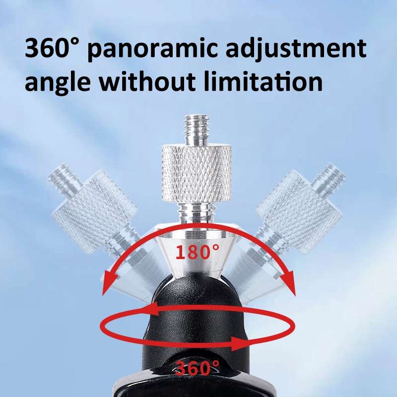 All-Metal Structure Projector Stand With Gimbal Supports 360-Degree Rotation