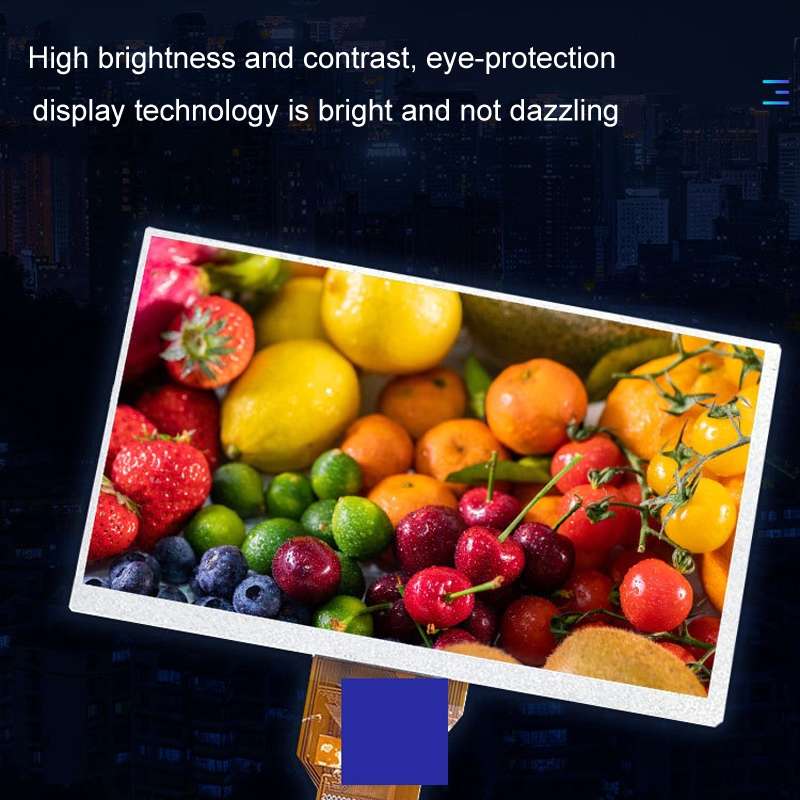 5 Inch Carplay Portable Surveillance Video Car Display, Specification: Folding Screen + White Two-wa