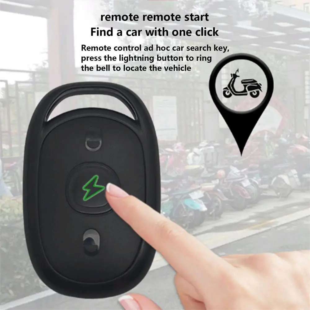 48-72V Electric Motorcycle One-Button Start Remote Lock Anti-Theft Alarm, Specifications: Three-whee