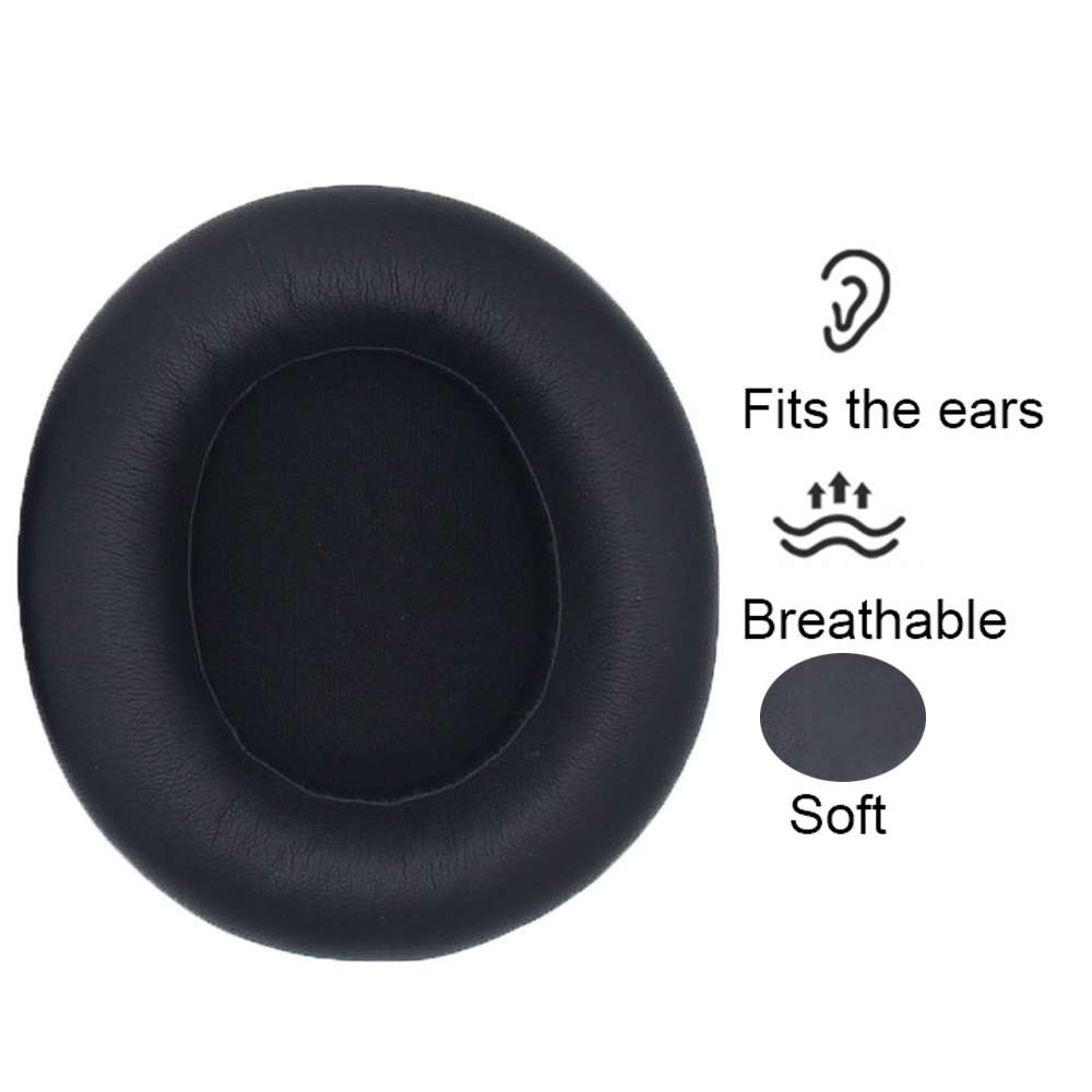 1pair For SteelSeries Arctis Nova 3 / 5 / 7 / Pro Wired Headphone Sponge Cover ... Black Pattern