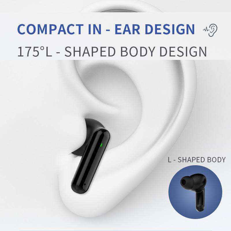 64-Channel Bluetooth Hearing Aid With Digital Charging Compartment(Black)