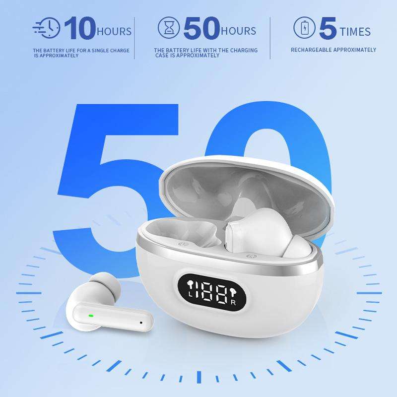 64-Channel Bluetooth Hearing Aid With Digital Charging Compartment(Black)