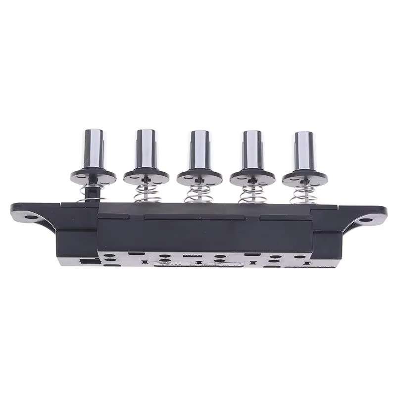 Five-position Plug-in Button Switch Range Hood Piano-key Switch(Silver)