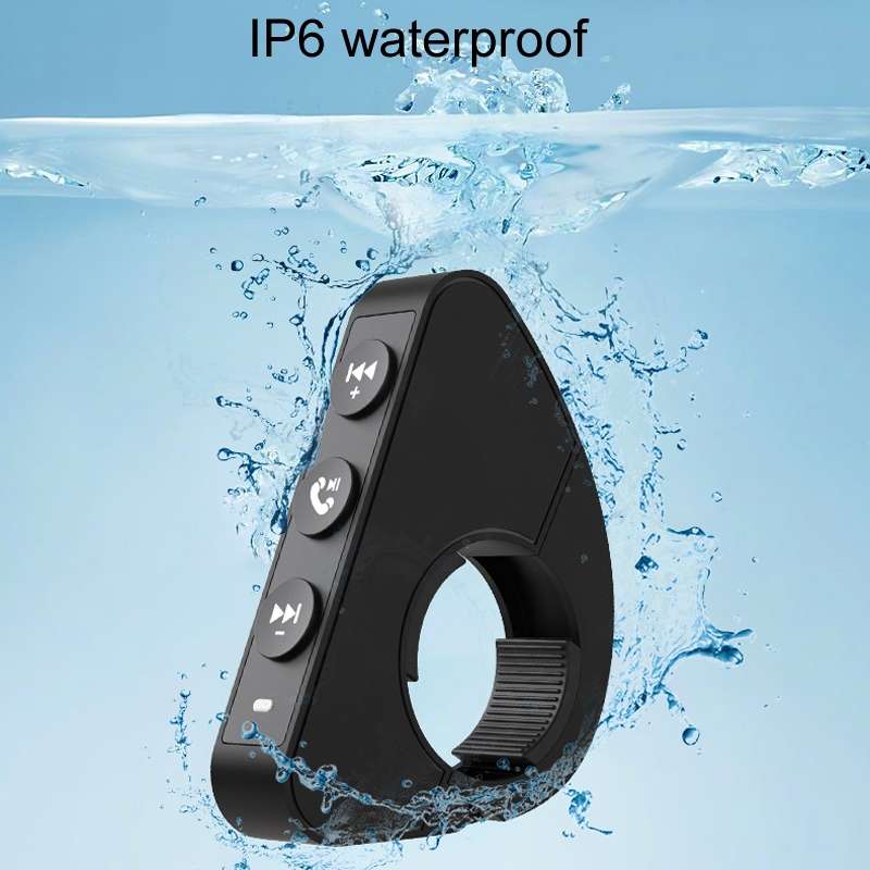 Q15 Motorcycle Riding Wireless Bluetooth Handlebar Control Phone Button Remote Controller(Black)