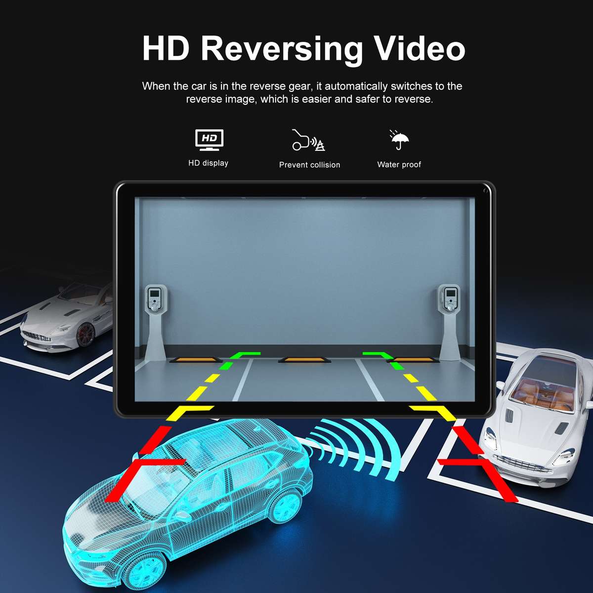 8-inch Car Full Touch Screen Player Supports Horizontal and Vertical CarPlay / Android Auto, Spec: S