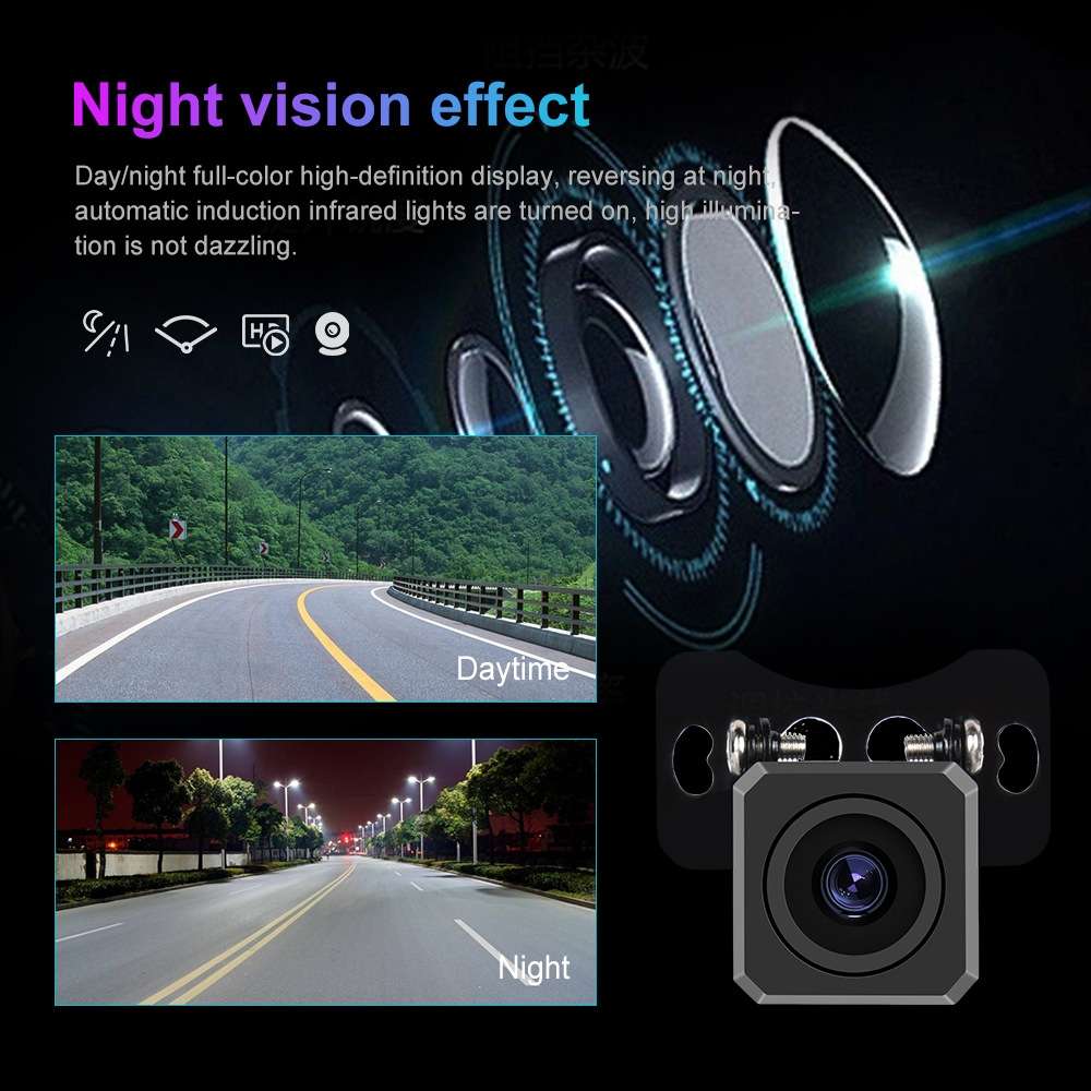 11.26 Inch 2-Split Streaming Media Rearview Mirror Front And Rear Dual Camera Recorder