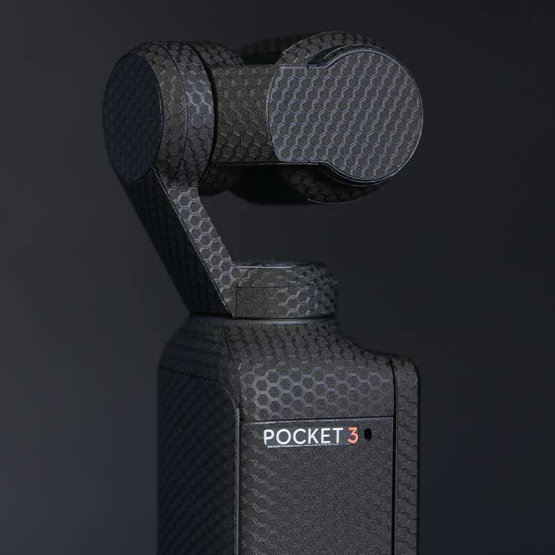 For DJI Pocket 3 Camera Stickers Anti-scratch Non-adhesive Protective Film(Colorful Snake Scale)