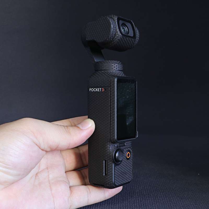 For DJI Pocket 3 Camera Stickers Anti-scratch Non-adhesive Protective Film(Colorful Snake Scale)