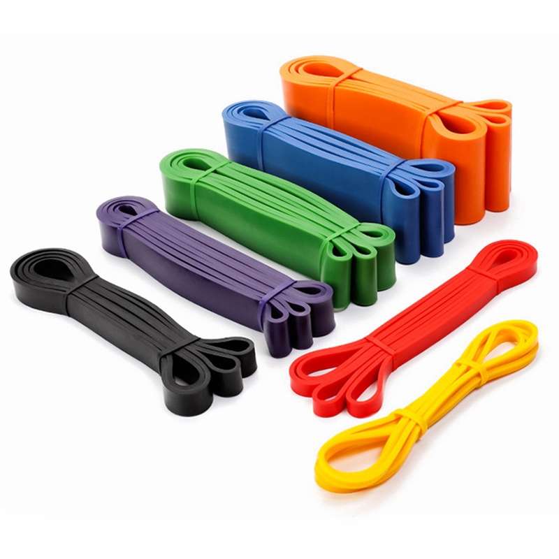 Resistance Band Latex Strength Training Resistance Ring Pull-Ups Assisted ... 2080x4.5x45mm Green