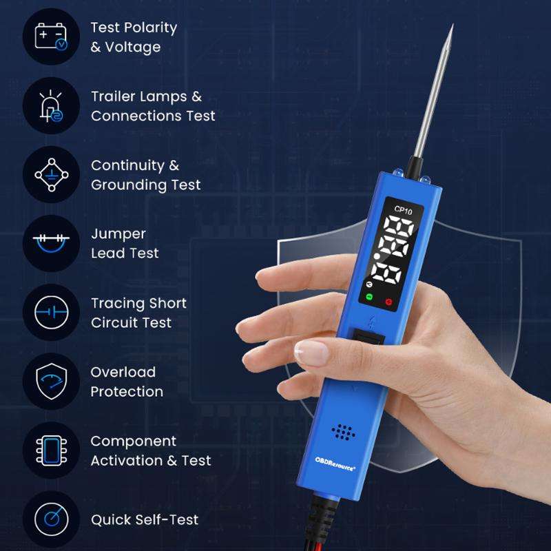 OBDResource 0-80V Multi-Function Portable Automobile Circuit Tester(CP10)