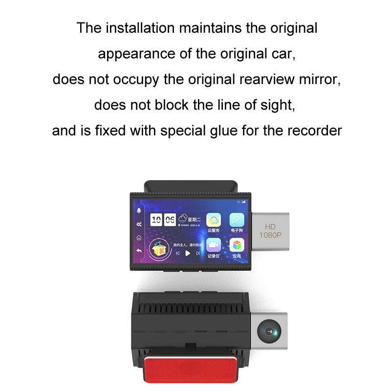 International Version AI Operation 4G Night Vision Remote Monitoring Driving Recorder(Front + Rear)