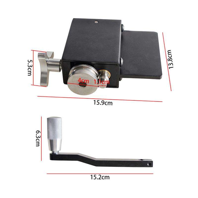 Oil Pipe Crimping Tool 5/8 Inch Intercooler Pipe Joint Crimping Machine, Color: Upgraded Black