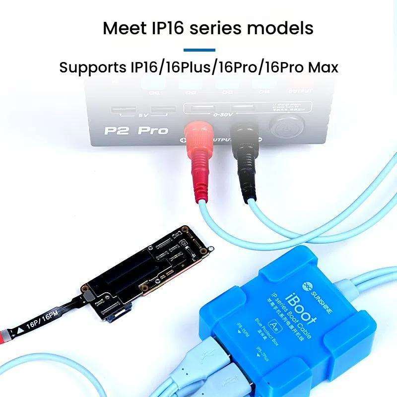 SUNSHINE iBoot A For iPhone Battery Power Supply Test Boot Cable Cell Phone Repair Boot Control Li