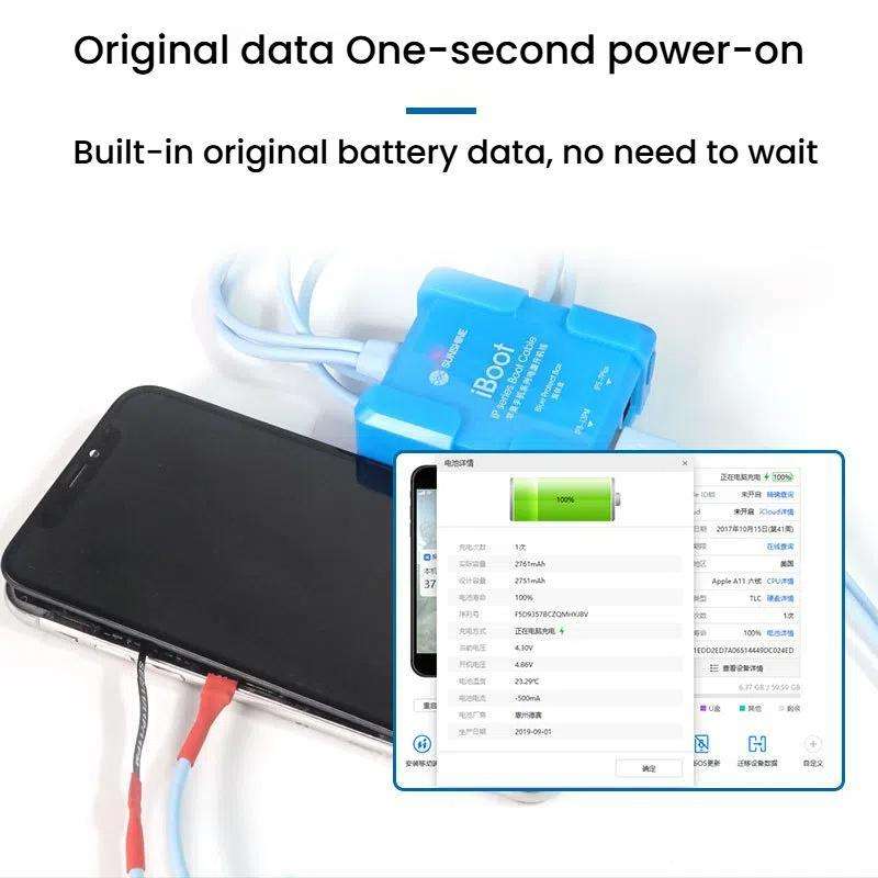 SUNSHINE iBoot A For iPhone Battery Power Supply Test Boot Cable Cell Phone Repair Boot Control Li