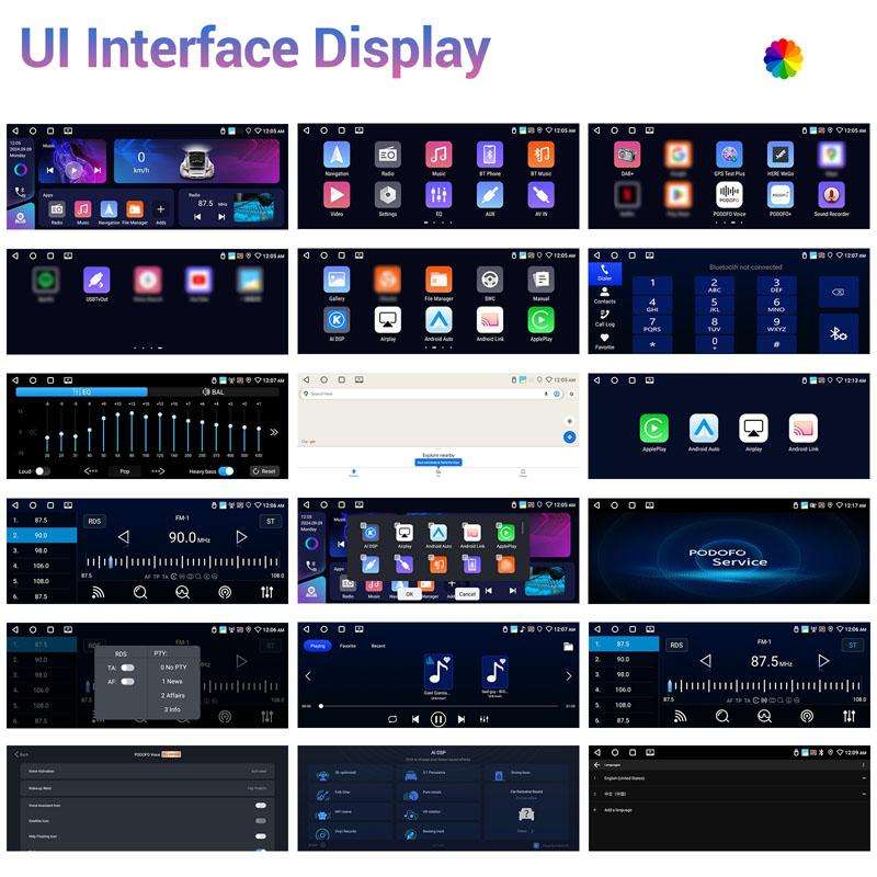 6.9 Inch Horizontal Screen Android 13.0 Car Player Car Center Control Integrated Machine, Style: ...