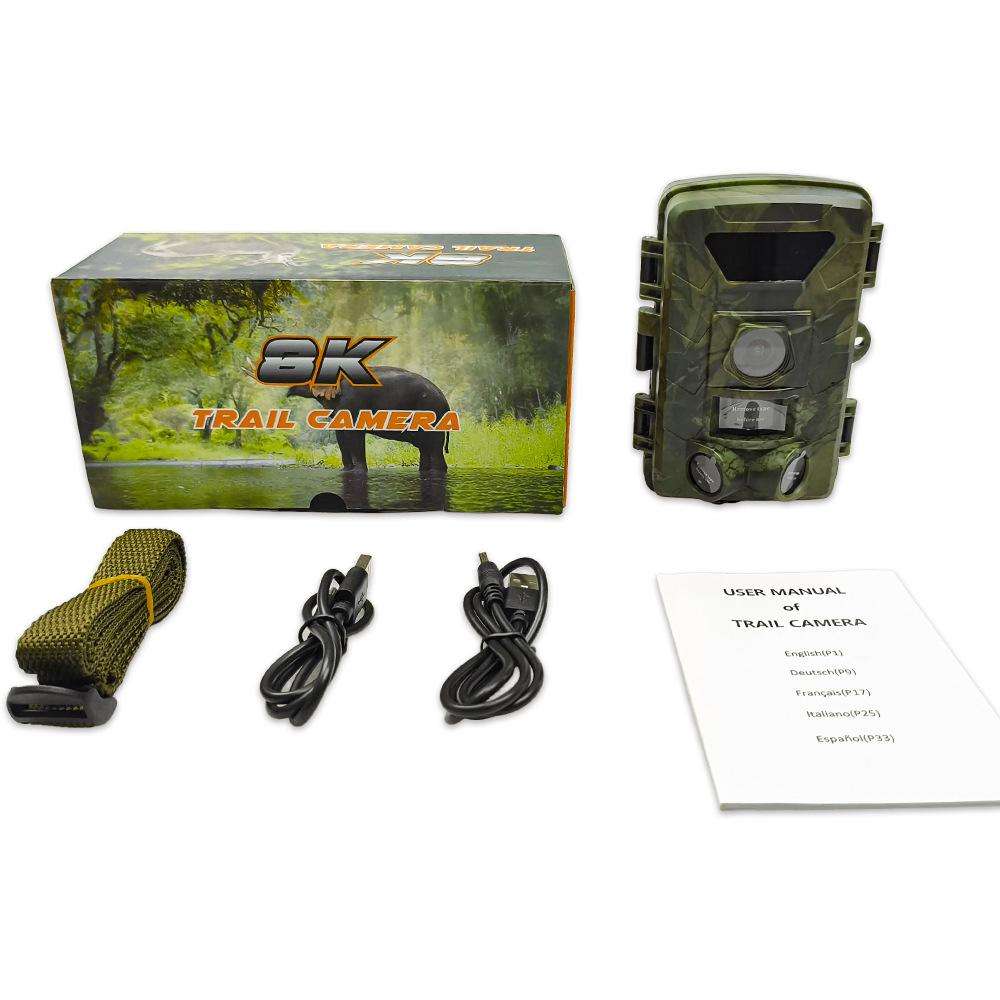 PR803W Ultra-clear 8K Video 60MP Photo Wifi Hunting Camera