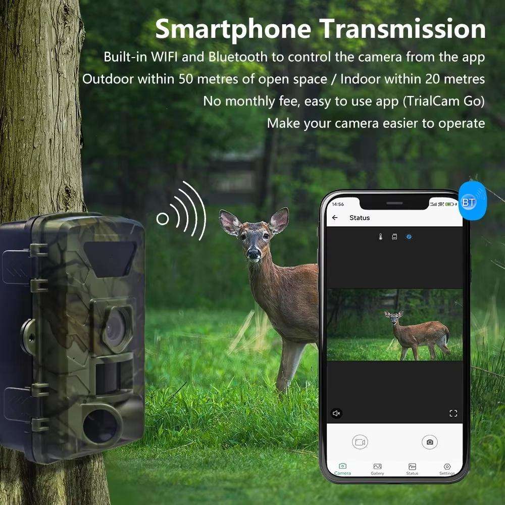 PR803W Ultra-clear 8K Video 60MP Photo Wifi Hunting Camera