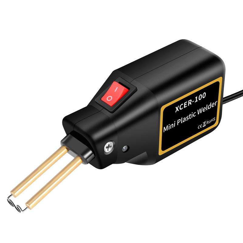 Car Bumper Welding Plastic Welding Tools Welding Wire Patch Nail Hot Stapler Repair Welder, Plug: UK