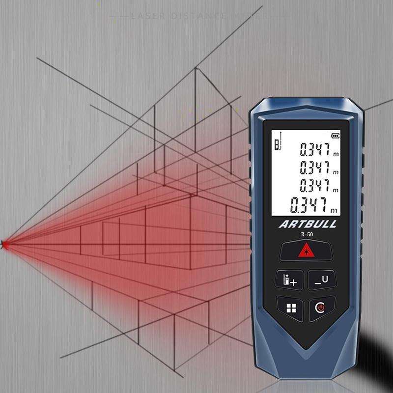 ARTBULL Handheld Infrared Laser Distance Meter Electronic Ruler(50m)