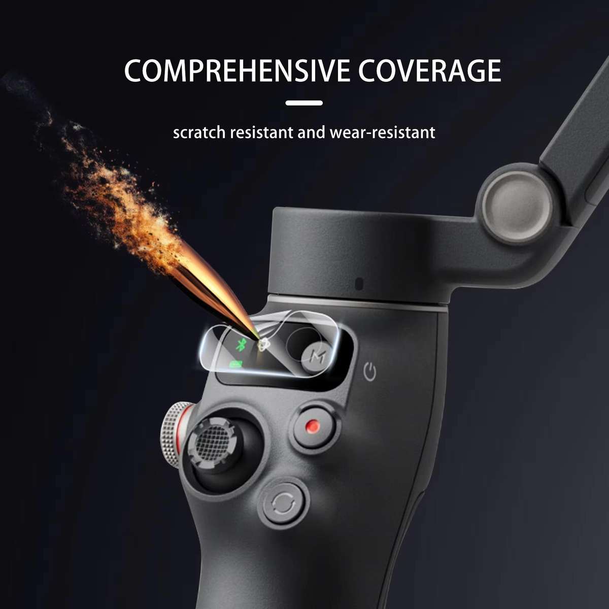 For DJI OSMO Mobile 7 / 7P Stabilizer Screen Protector Protective Film 2sets /Pack