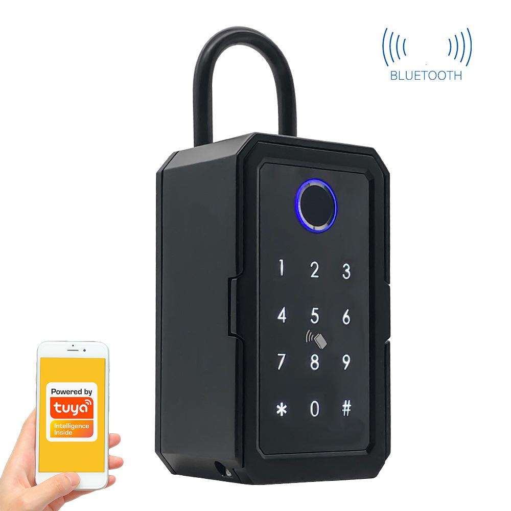 Tuya App Smart Bluetooth Key Box Supports Fingerprint/APP/Password/IC Card Unlocking