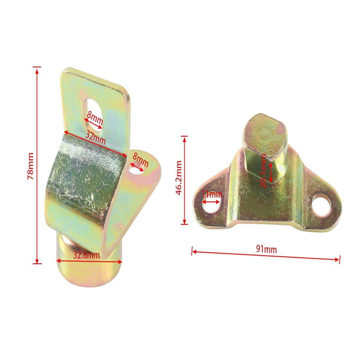 Car Tailgate Hinge Set With Screw Socket Wrench For Chevrolet, Specifications: 9pcs /Set