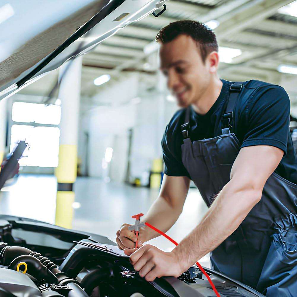 Multimeter Piercing Hook Auto Repair Circuit Non-destructive Piercing Needle(Red)