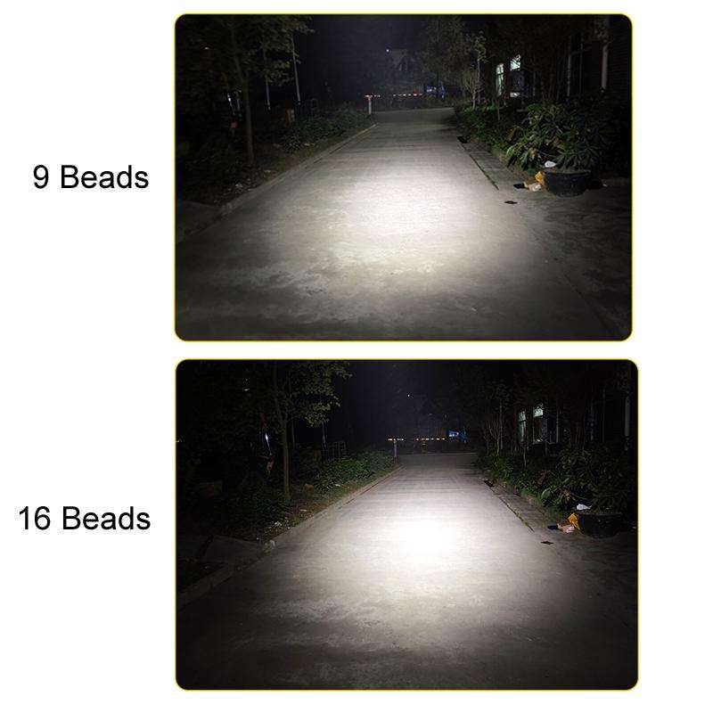 DC 12V-80V Forklift LED High Brightness Front Working Headlight, Size: 4 Inches 9 Beads
