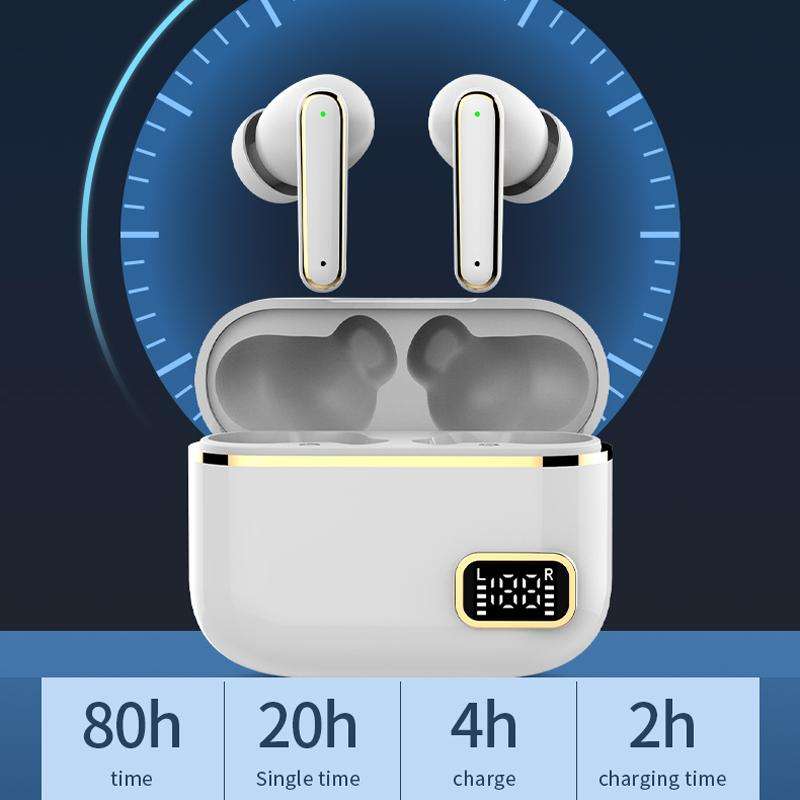 Smart Touch In-Ear Hearing Aid With Digital Charging Compartment(Black)