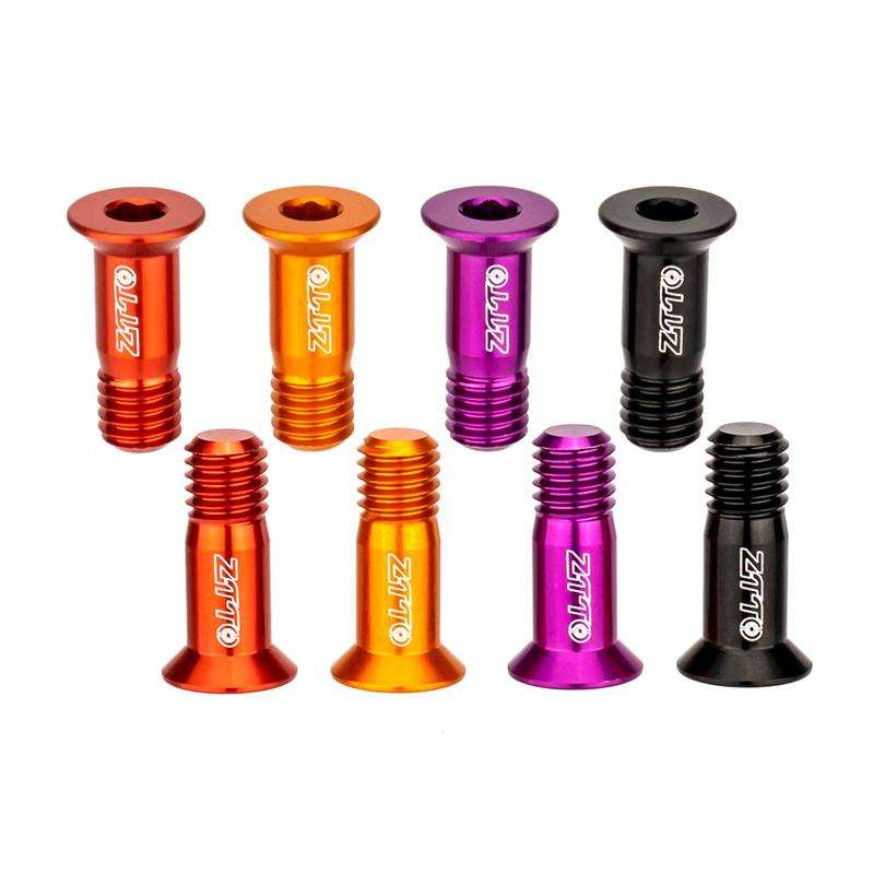 2pcs ZTTO Bicycle Rear Derailleur Sprocket Screws M5 Modified Road Mountain Derailleur ... (Black)