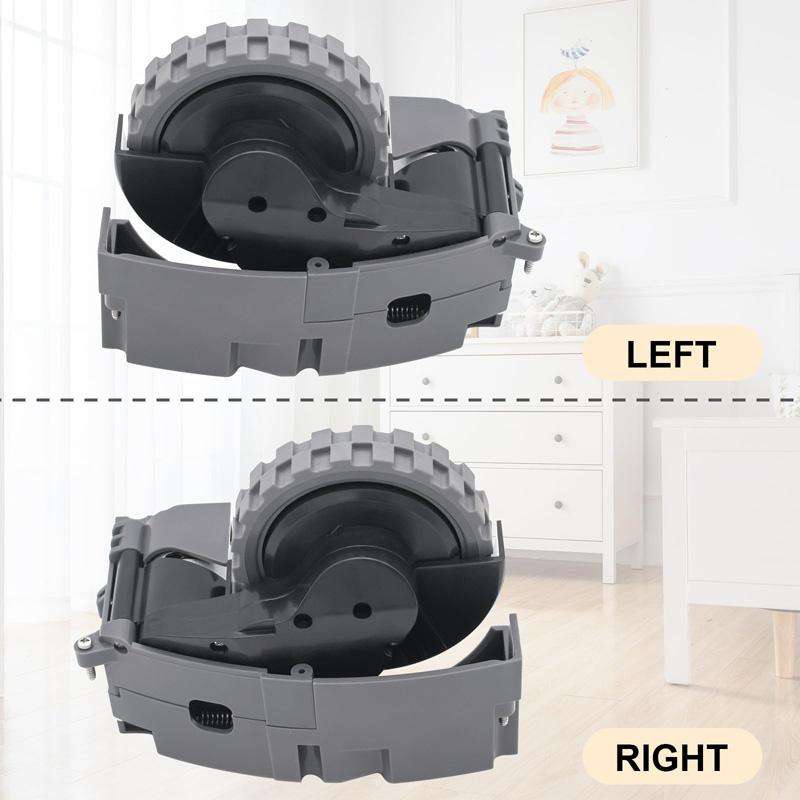 For IRobot Roomba 5/6/7/8/9 Series Walking Wheels Vacuum Cleaner Accessories Left+Right Wheel-Blue