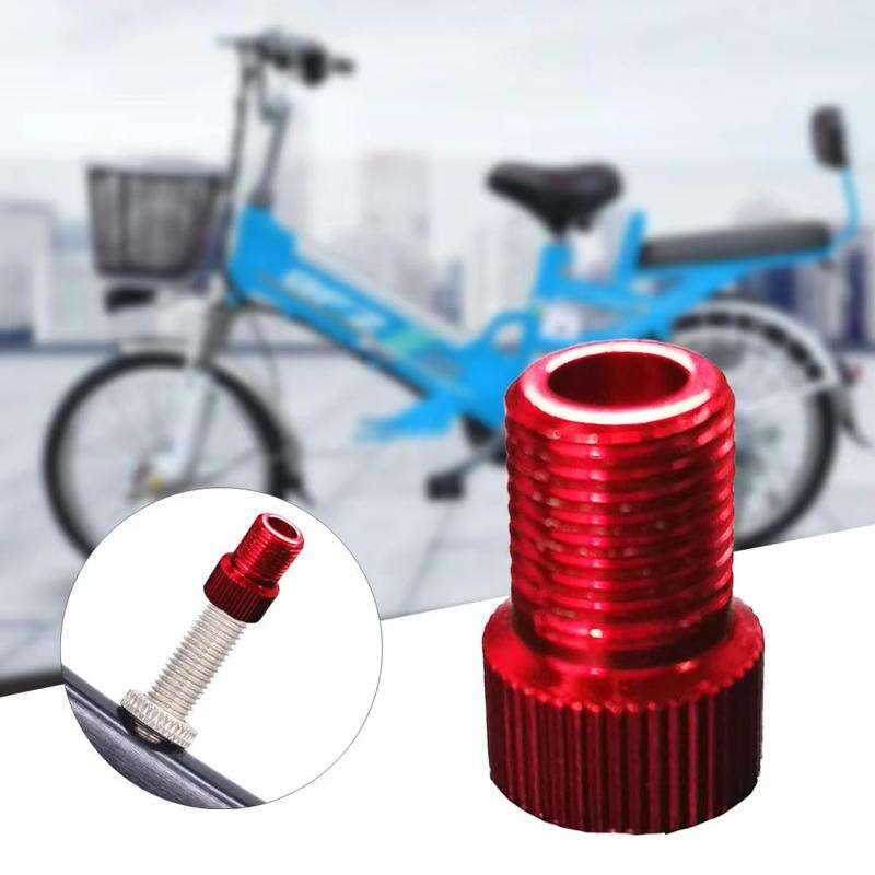 10pcs ZTTO Mountain Road Bicycle Presta To Schrader Valve Converter Kit(Black)