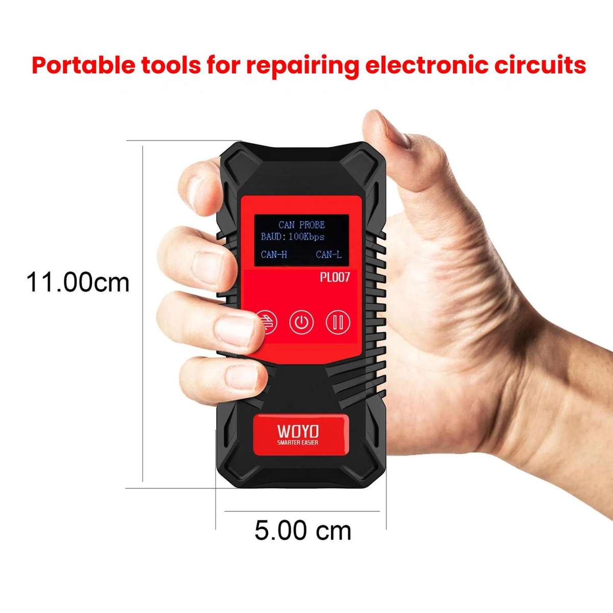 WOYO Handheld CAN/LIN/PWM Digital Communication Circuit Tester(PL007)