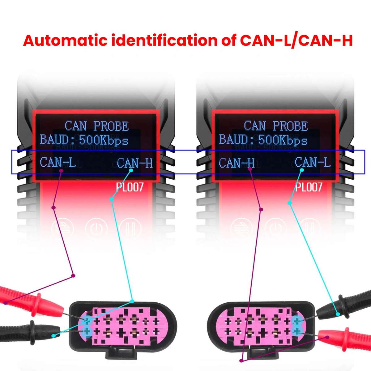WOYO Handheld CAN/LIN/PWM Digital Communication Circuit Tester(PL007)