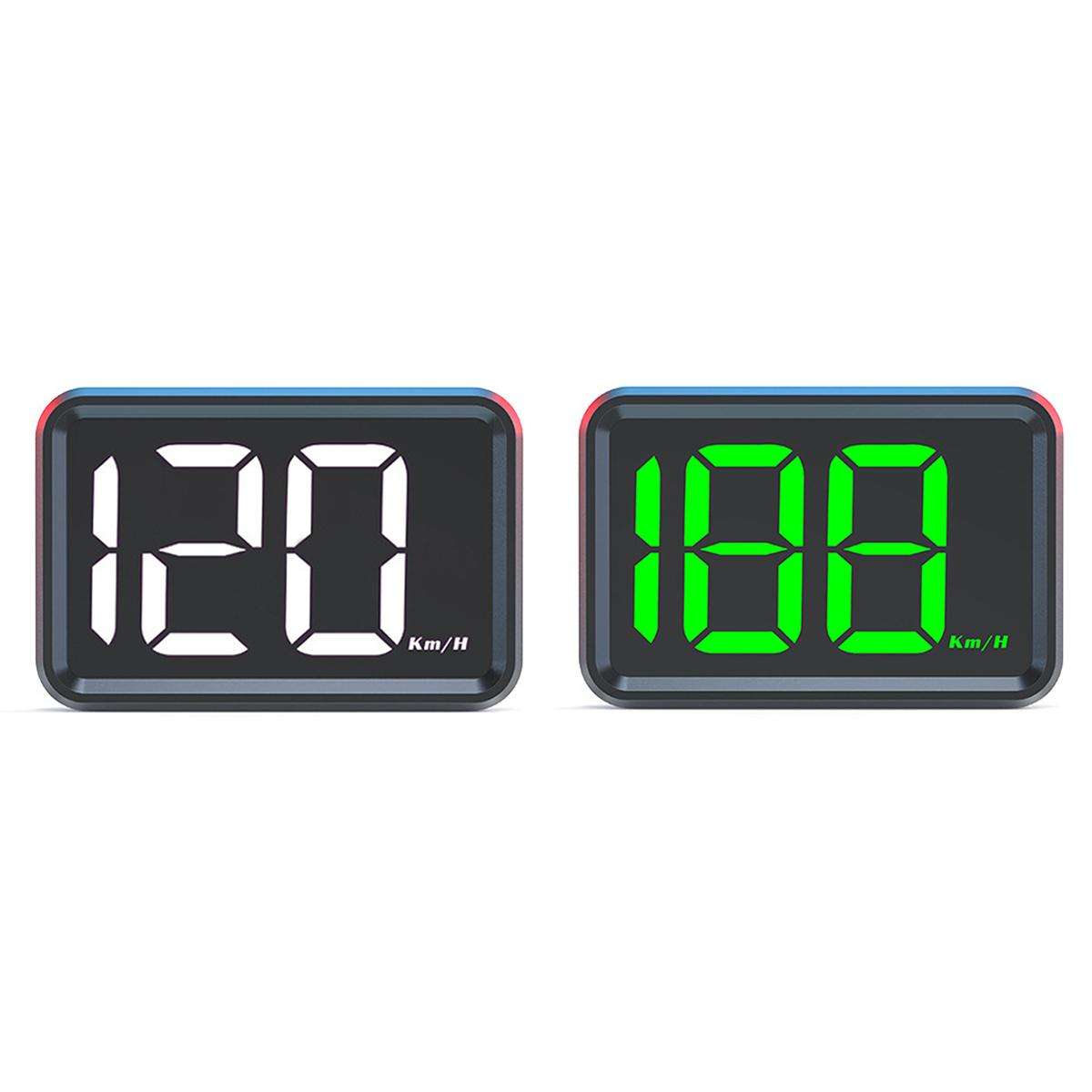 X1 Smart HUD Head-up Display Car GPS Speed Display HD Head-up Display, Spec: MPH(White)