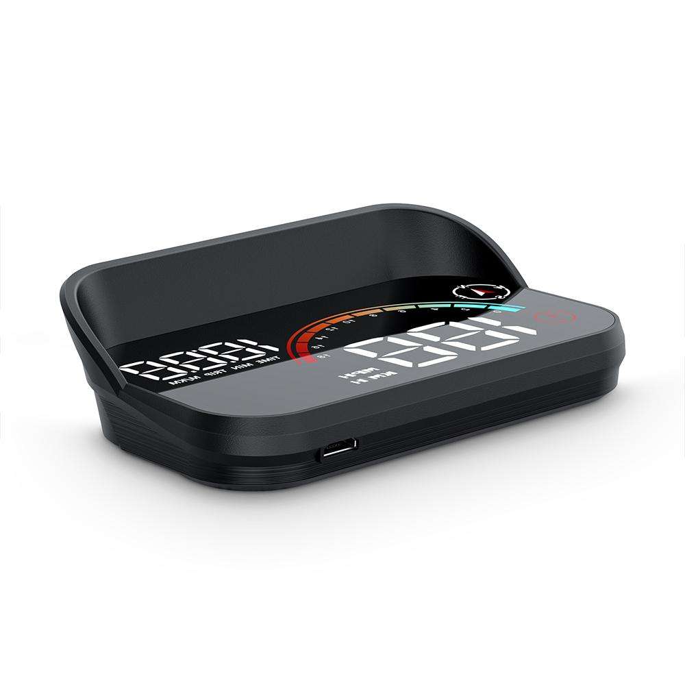 M22 Car Electronic Dog HUD Head-up Display Car OBD Universal Speedometer(GPS Version)