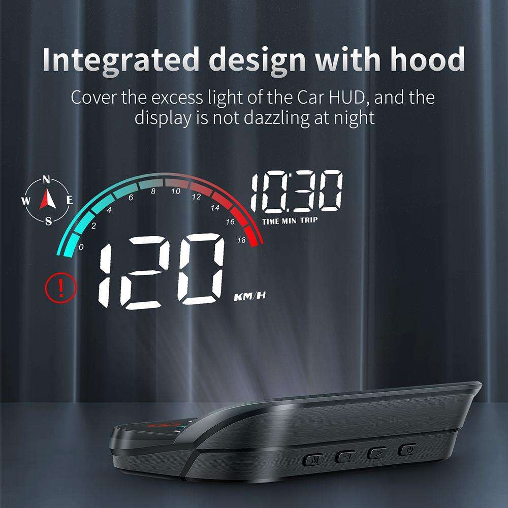 M22 Car Electronic Dog HUD Head-up Display Car OBD Universal Speedometer(GPS Version)