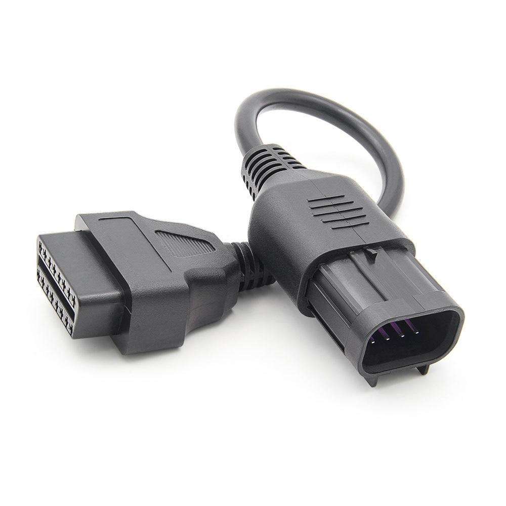 OBD2 8 Pin To 16 Pin Cable For Polaris Slingshot ATV(Black)