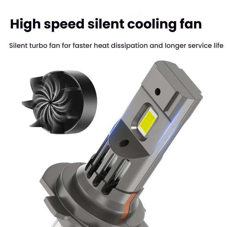 2pcs Integrated Direct-Plug Mini LED Headlight For Cars(H7)