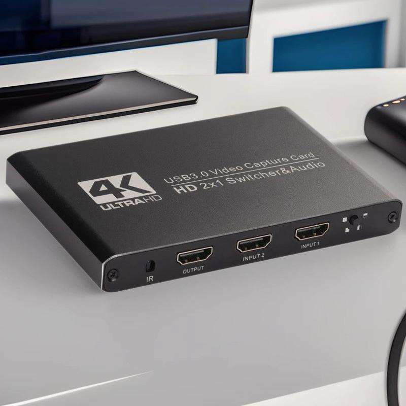 USB 3.0 HD Video Capture Card 4K Camera Computer Game Live Recording Box