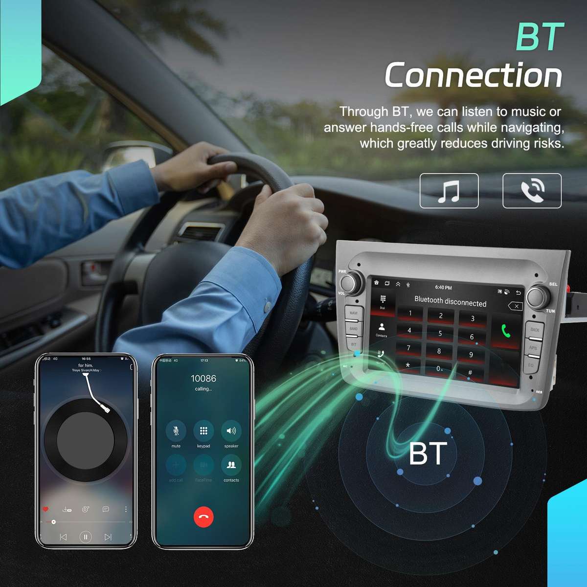 For Alfa Romeo MITO 2008-2016 7 inch Horizontal Screen Android 15 Carplay Car Center Control Integra