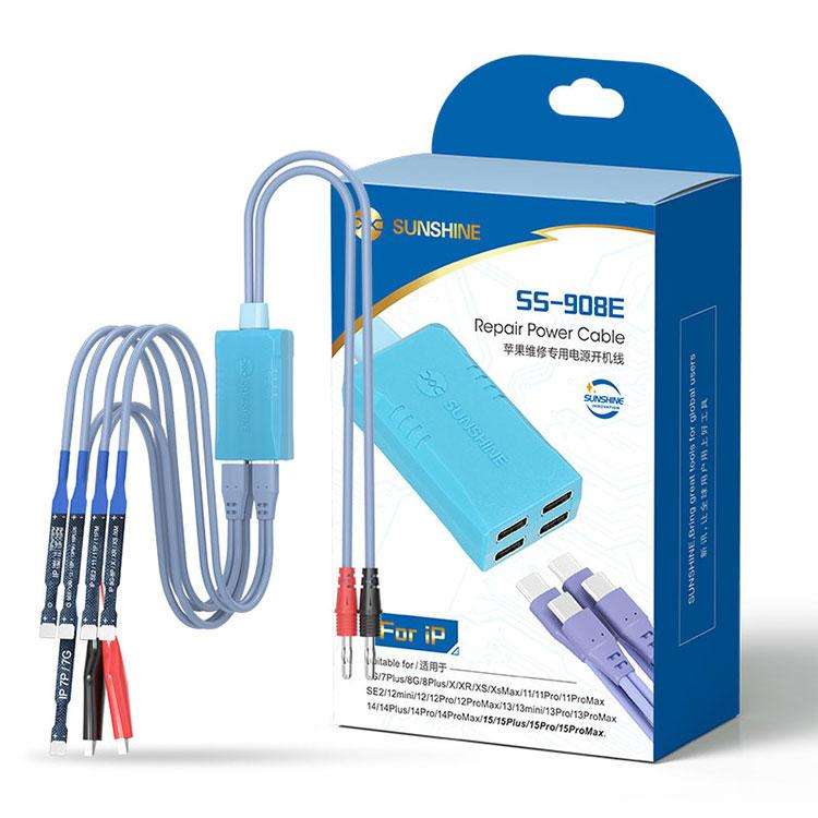 SUNSHINE SS-908E For iPhone 11-16 Series Simple Power Supply Start-up Cable Expandable Mobile Phon