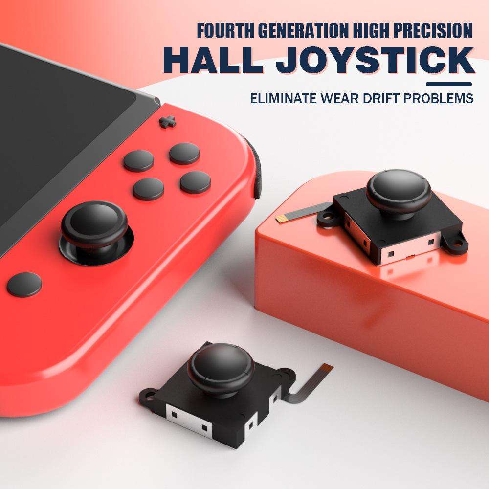 Hall Effect Joystick for Nintendo Switch/OLED/Lite Joy-Con Electromagnetic Analog Stick with No Drif