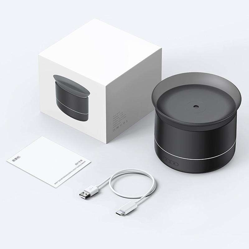 200ml Sea of Clouds Aroma Diffuser Essential Oil Humidifier with 7-Color Mood Lights USB ... White