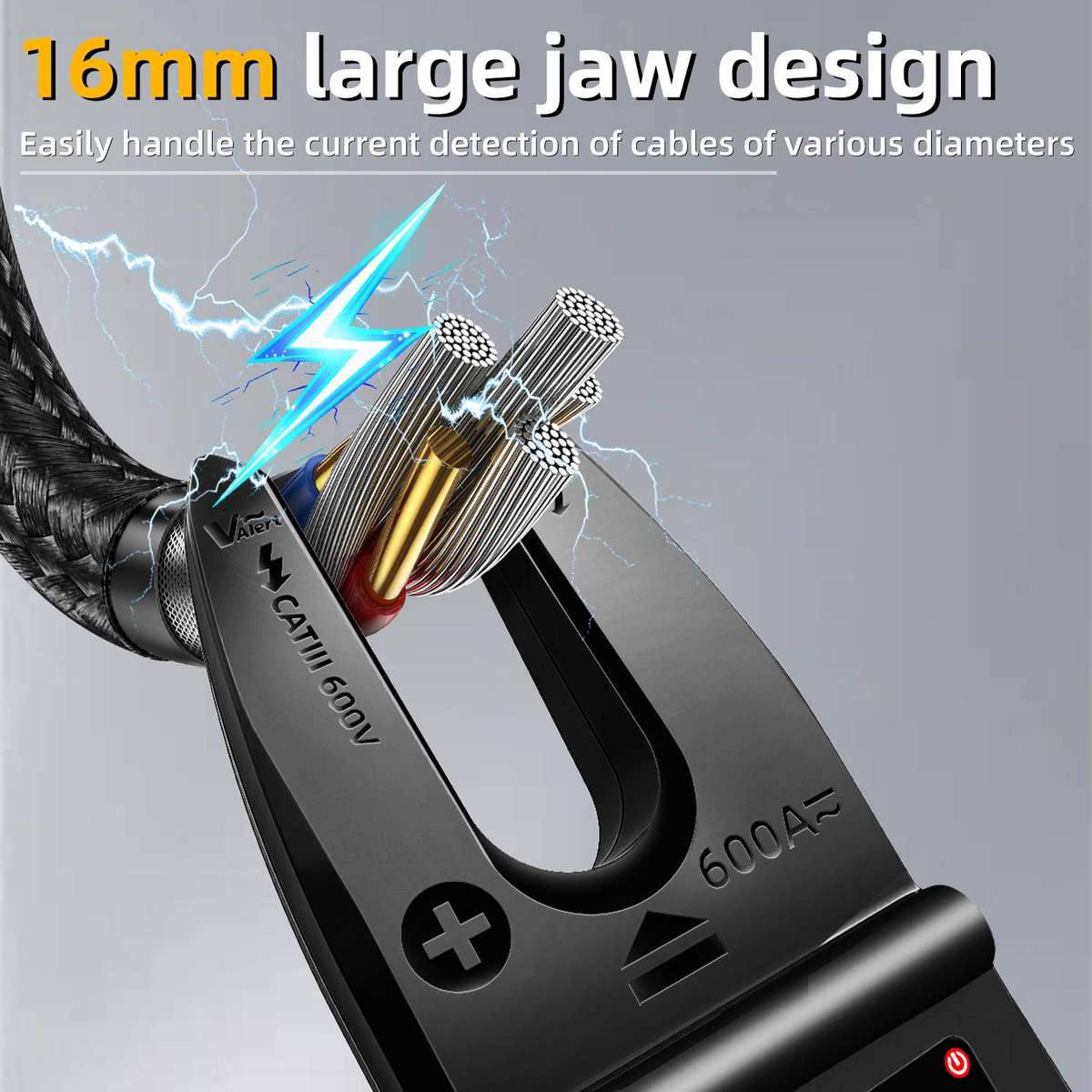BSIDE U5 600A Intelligent High-Precision Clamp Meter U-Type Multimeter