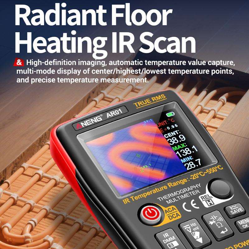 ANENG 2 In 1 HD Infrared Thermal Imager Digital Multimeter(AR01)