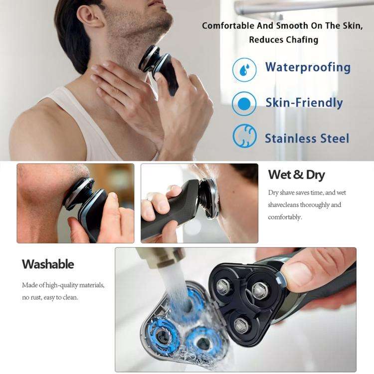 Replacement Shaving Head For Philips Shaver S5000 Series S5050 S5080 SH30 SH50(Black)