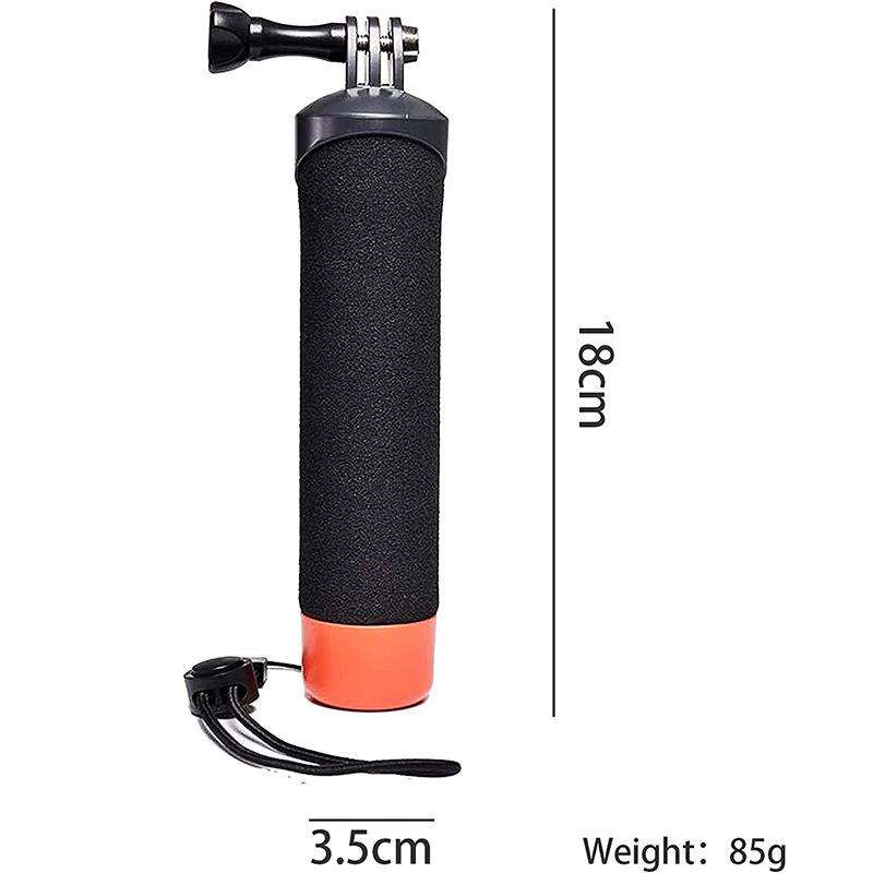 For DJI Action 5 Pro/4/3 Waterproof Diving Case with Buoyancy Float Stick Kit Includes Anti-Fog Inse