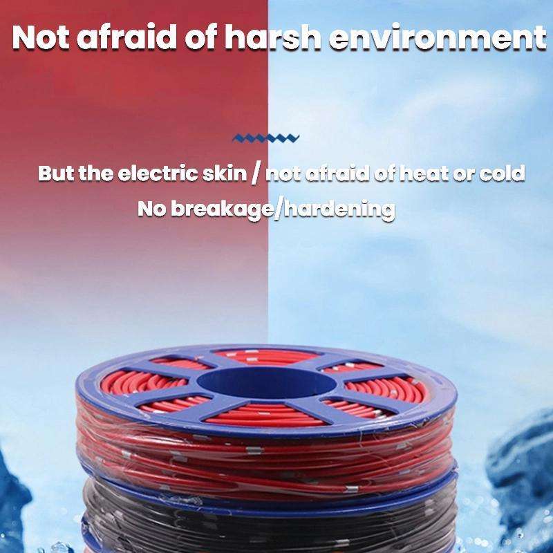 40m Automotive Pure Copper Core Insulated Wire, Specification: 0.75 Square Meters Black